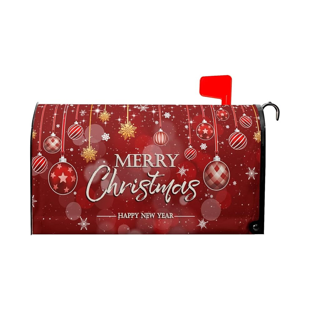 Christmas Mailbox Cover 18X21 Inch Outdoor Holiday 946140380841