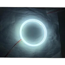 2 stk. COB LED Angel Eye Halo Ring 60 mm 70 mm 80 mm 90 mm 95 mm 100 mm 110 mm 120 mm Automatisk DRL Kørelys LED Forlygte (Hvid 2 stk. 70 mm)