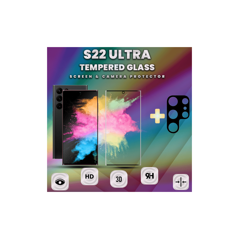 Samsung S22 Ultra Screen Protector And Lens Protector Set 940684246793