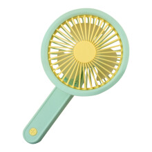 Mini ventilatore portatile, ventilatore a mano, 3 velocità, piccolo ventilatore ricaricabile tramite USB, adatto a ragazze, donne e bambini alla