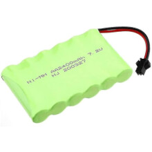 Rechargeable Ni-MH AA Battery 7.2V 2400mAh with SM-2P
