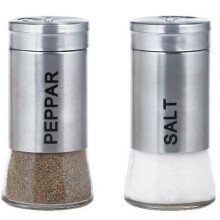 Salt and Pepper Set Transparent 2-Piece