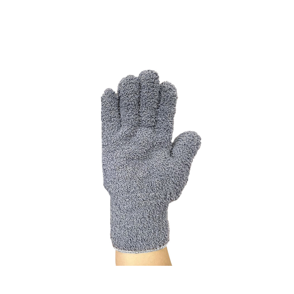 Microfiber Cleaning Gloves Coral Fleece 1 Pair 946140381534