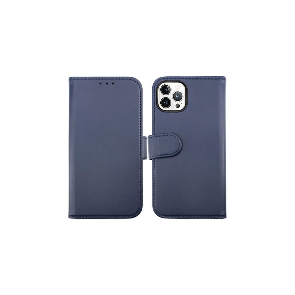 Iphone 14 Pro Max Wallet Case With Magnet - Navy Blue 940684254101