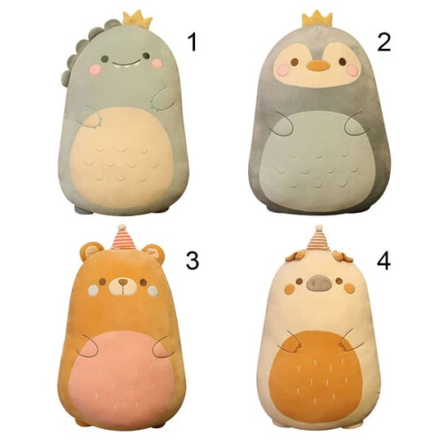 Squishmallow pillow kawaii dinosaur plush 45 cm 1