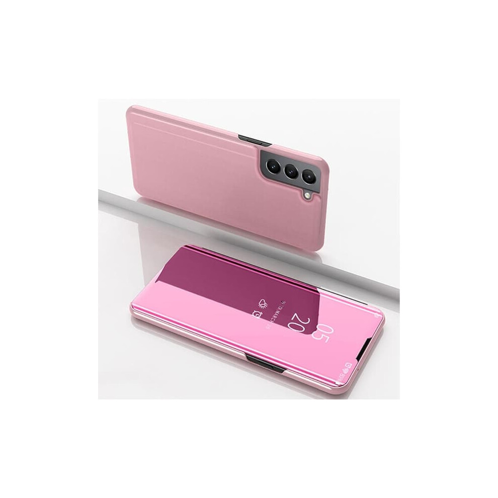 Skalo Samsung S22 Clear View Wallet Case Pink 940684241163