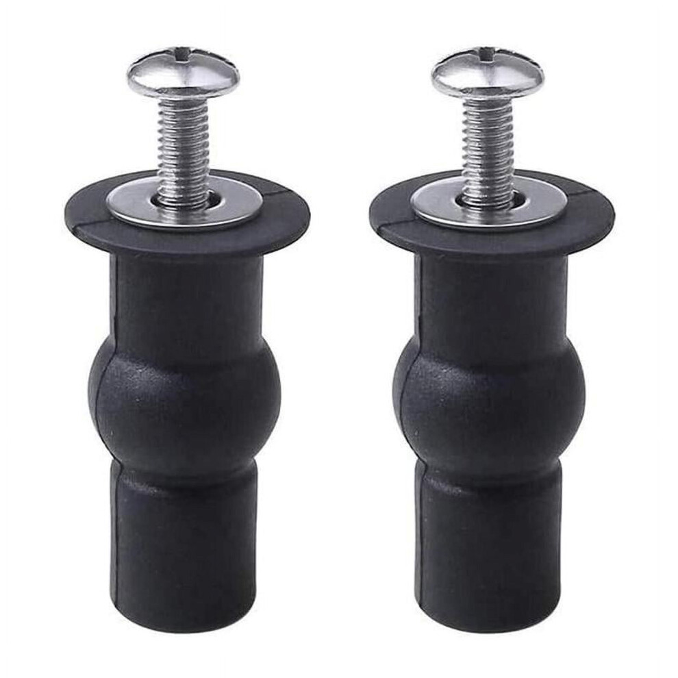 Rubber Toilet Seat Fittings Steel Expansion Bolts 4-Pack 913466570928