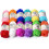 Acrylic knitting and crochet yarn spools 12-pack 26 m 1