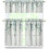 Sage Kitchen Curtain Valance Set 3 pcs Sage Leaf Floral 1