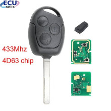 Car key remote control 433MHz for Ford Focus Fiesta Fusion