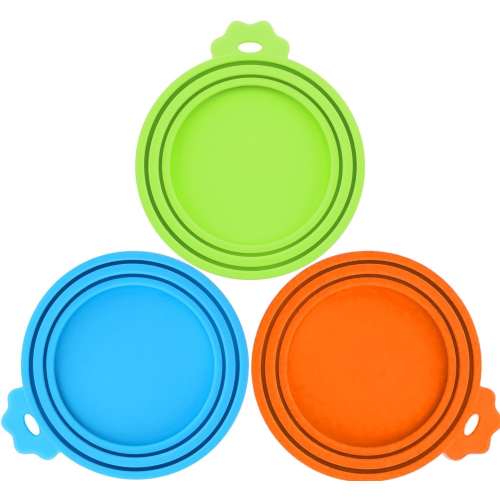 Capace de cutie din silicon, fără BPA, compatibile universal, pachet de 3