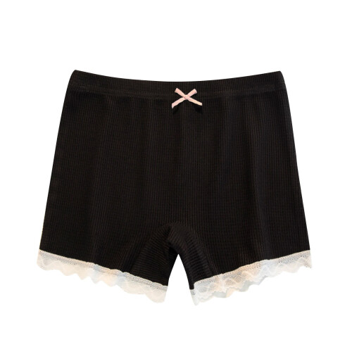 Mädchen-Sommershorts mit Mückenschutz, schwarz, Größe 14