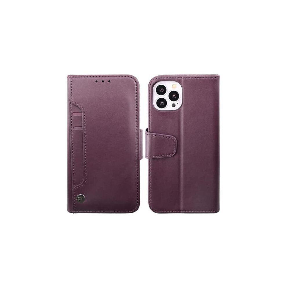Iphone 14 Pro Max Wallet Case With Extra Card Slot Purple 940684255726
