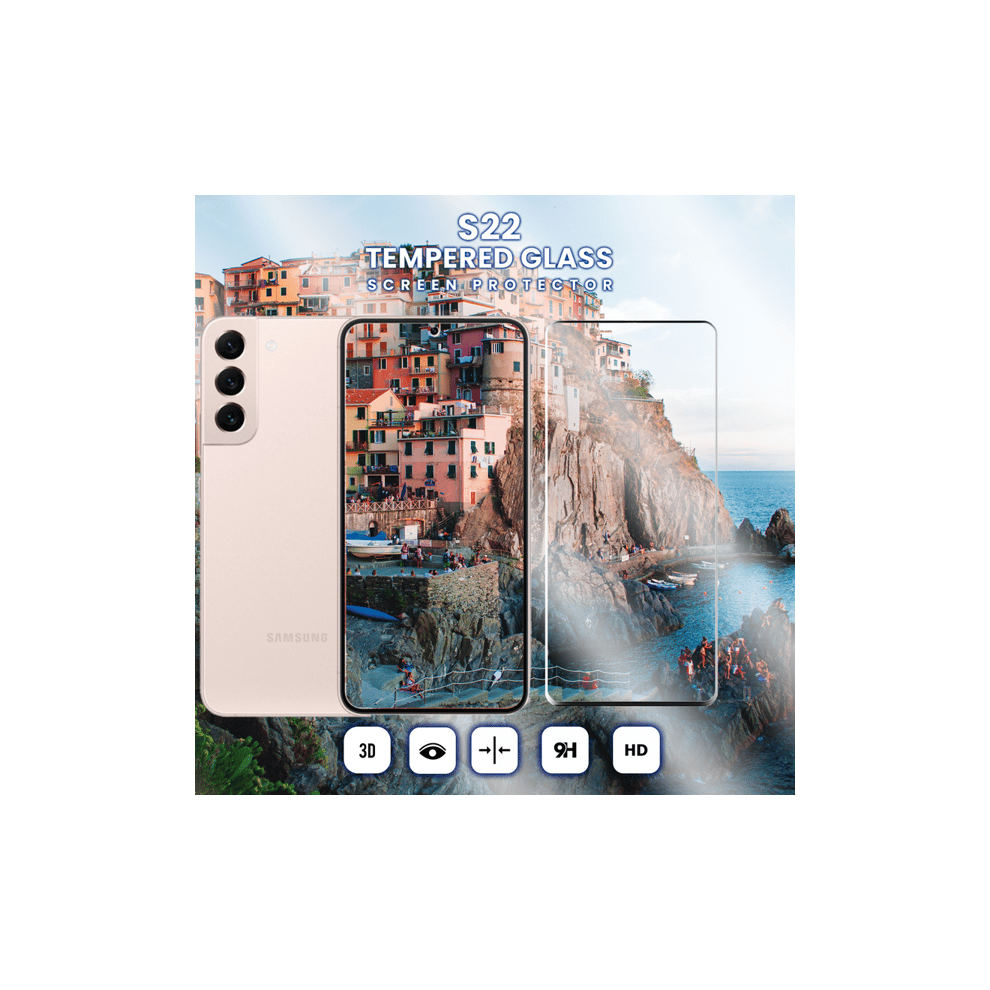 Samsung S22 5G Tempered Glass Screen Protector 9H 940684242412