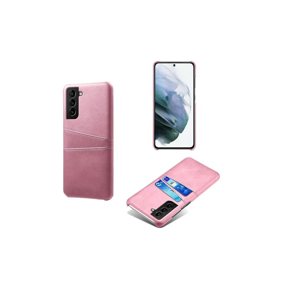 Skalo Samsung S22 Pu Leather Card Holder Case Rose Gold 940684243358