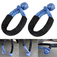 Tow Strap UHMWPE Lightweight 1/2" x 22" 2 Pack