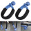 Tow Strap UHMWPE Lightweight 1/2" x 22" 2 Pack 1