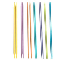 Plastic Double-Pointed Knitting Needles Set 7 Sizes