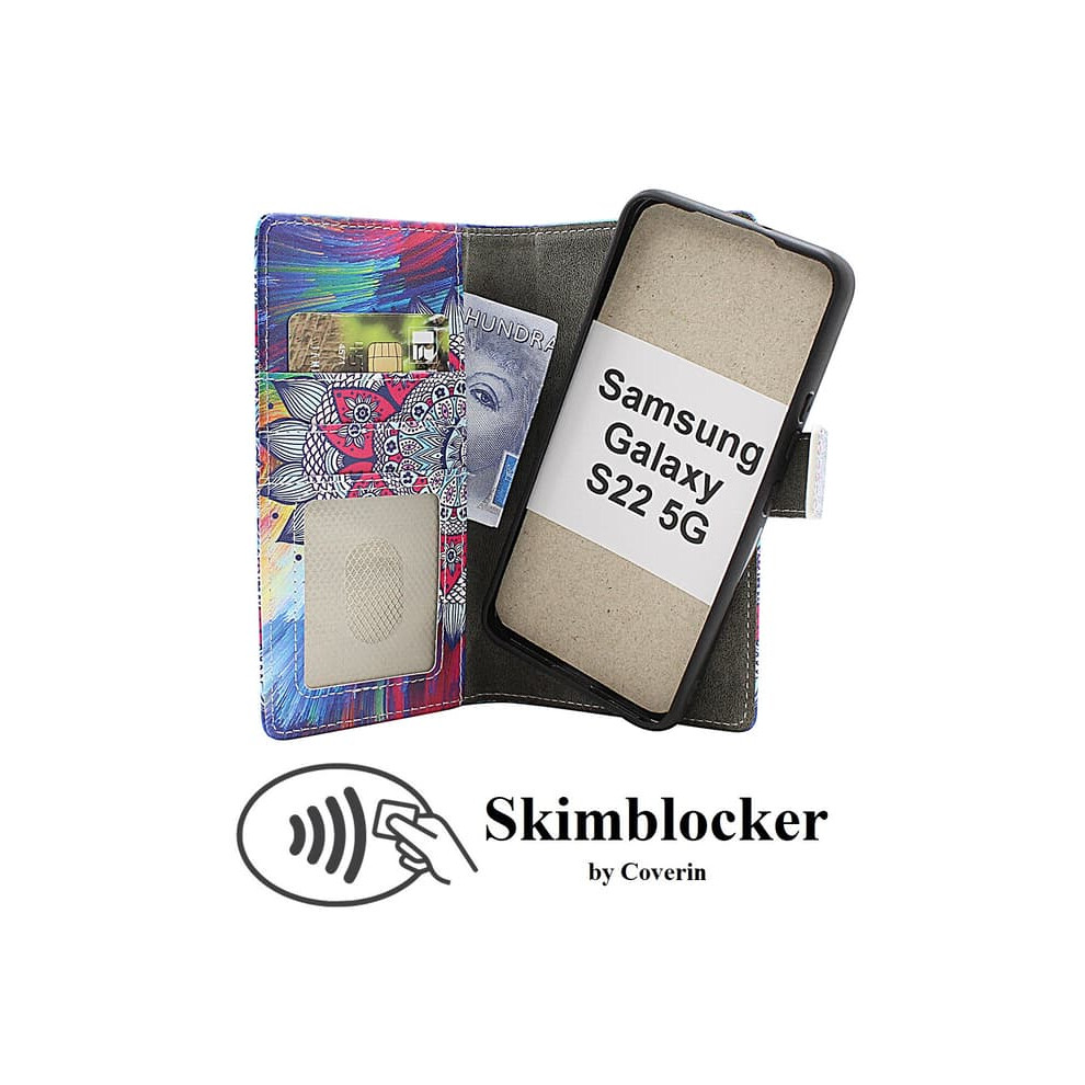 Skimblocker Wallet Case For Galaxy S22 5G 940684243891