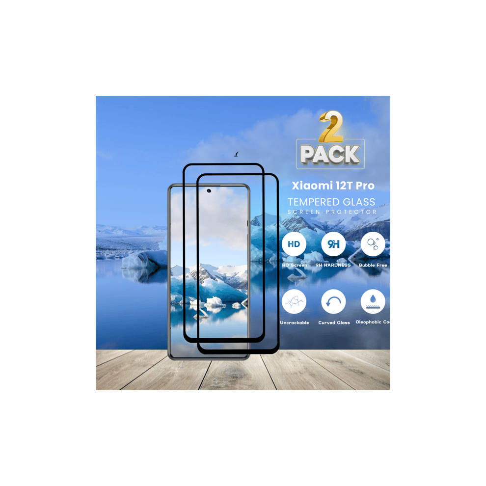 Xiaomi 12T Pro Tempered Glass Screen Protector 2-Pack 940684265930