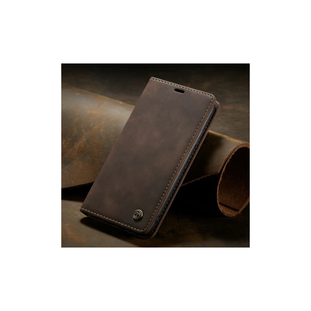 Leather Case For Iphone 13 Pro Max Dark Brown 940684244829