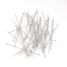 Hat Pins Stainless Steel 100 pcs 50 mm
