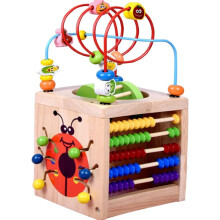 Wooden Baby Activity Cube 6-in-1