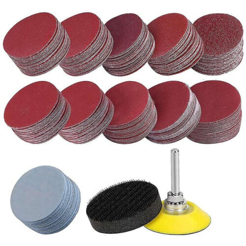 Sanding Discs with Velcro 50 mm 200 pcs Foam Buffer