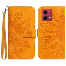 Motorola Edge 40 Neo 5G PU leather wallet case light brown