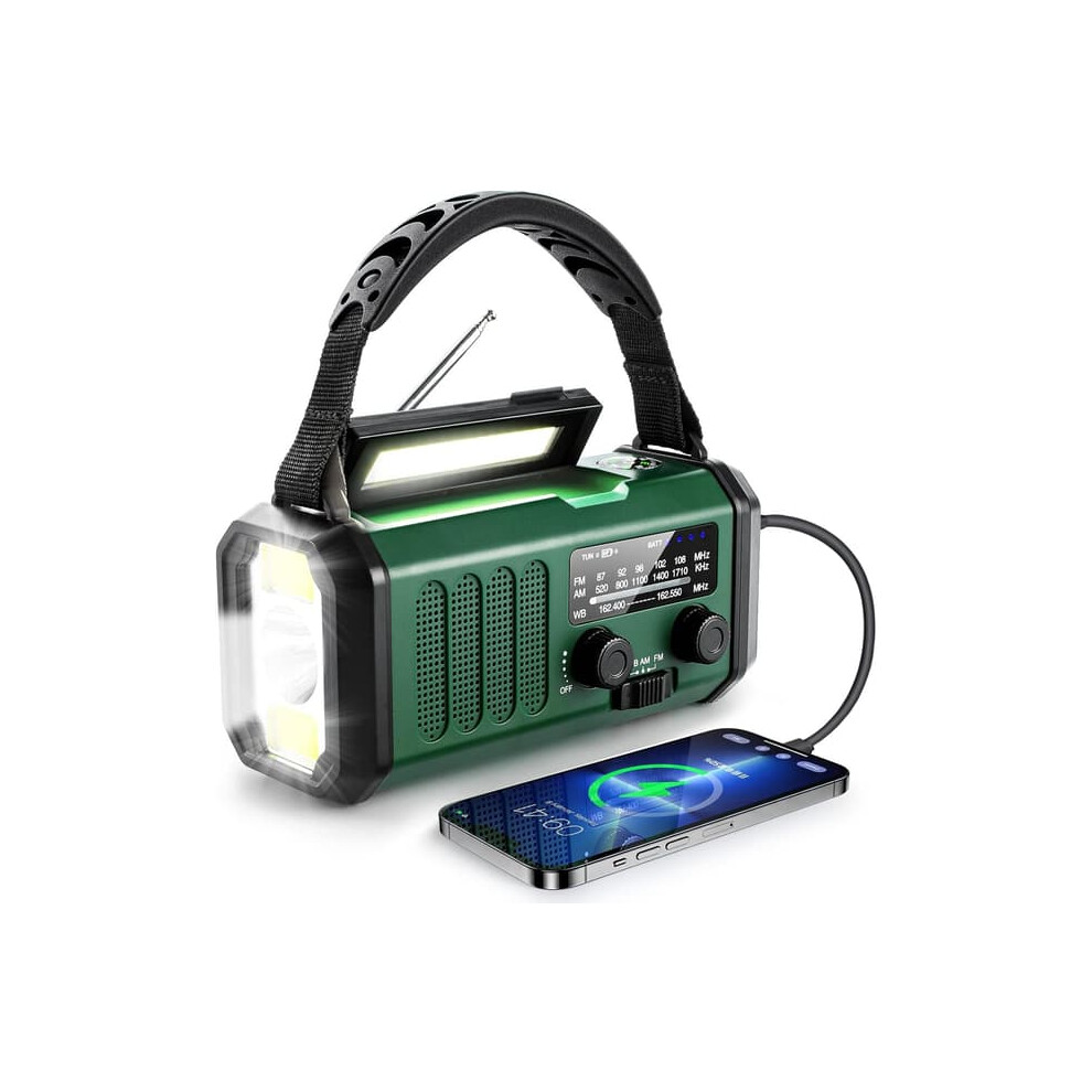 Quu Emergency Radio With 10000Mah Battery Noaa Am Fm 940684263615