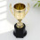 Ensemble de trophées géants dorés FRCOLOR en PVC 1