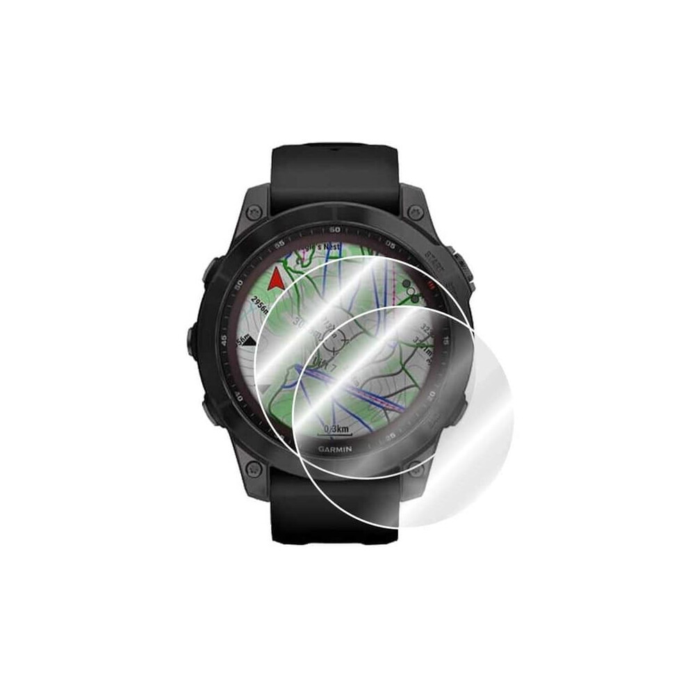 Garmin Fenix 7X Tempered Glass Screen Protector 2-Pack 940684261659