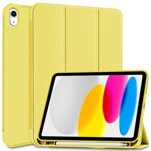 iPad 10.9 inch case compatible with 2022 model yellow