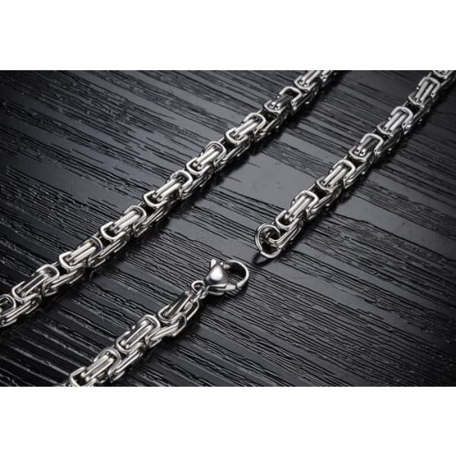 Emperor Link Necklace Steel 5.5mm 55cm 2