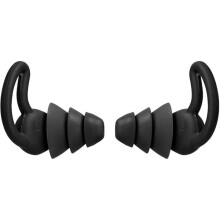 Silicone Earplugs for Music Sleep and Reading Black