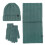 Strickset, 3-teilig: Mütze, Schal, Handschuhe für Erwachsene 1