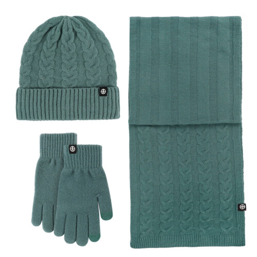 Strickset, 3-teilig: Mütze, Schal, Handschuhe für Erwachsene
