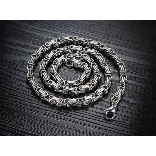 Emperor Link Necklace Steel 5.5mm 65cm 1