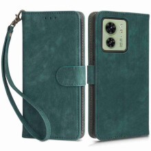 Motorola Edge 40 5G wallet case PU leather green
