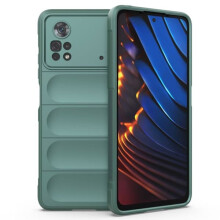 Soft Grip case for Xiaomi Poco X4 Pro 5G - Green