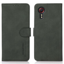 SKALO PU leather wallet case for Samsung Xcover 7 - green