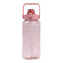 Motivation Water Bottle Pink 2 Liter