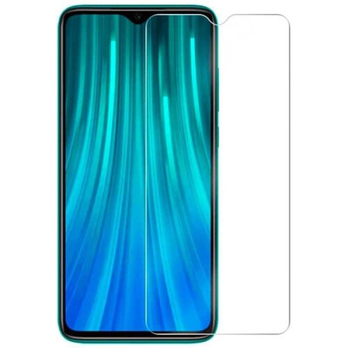 Compatível com Xiaomi Redmi Note 8. Película de vidro temperado de 0,26 mm, 2,5D, 9H, transparente.