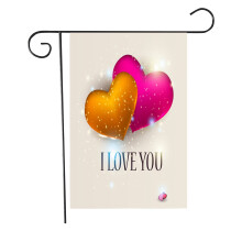 Bandera de jardín para el Día de San Valentín - Decoración festiva - 1 unidad