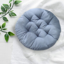 Perne rotunde pentru scaune, gri, 4545 cm, pentru interior și exterior
