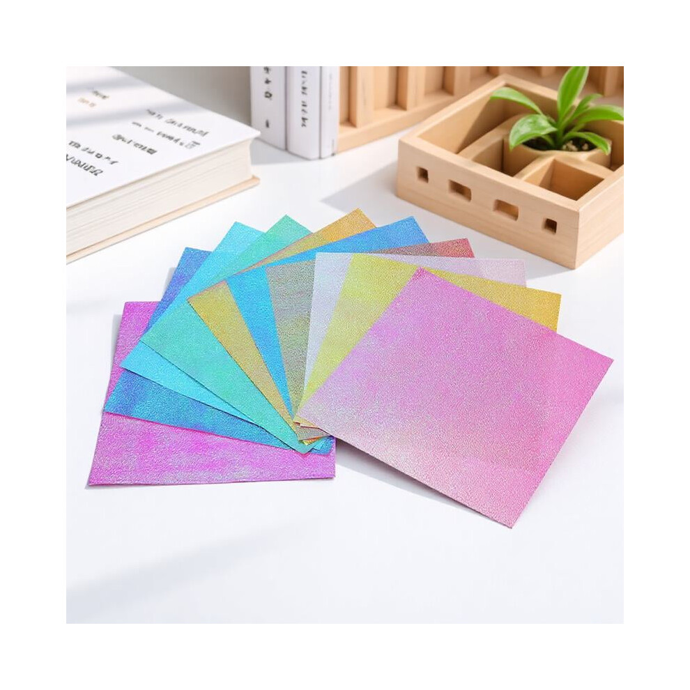 FRCOLOR iridescent folding paper assorted colors 100 pcs-image-OPC-PW6GZXD-NEW