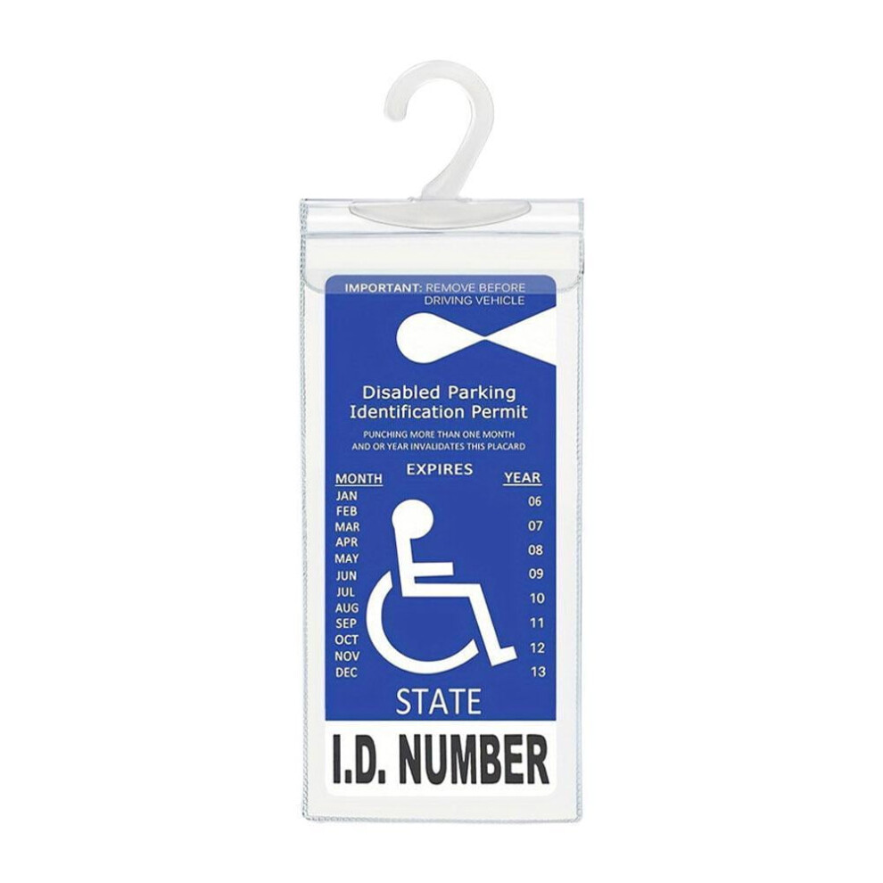 Handicap Placard Holder For Disabled Parking Permit 1 Pack 952399313035