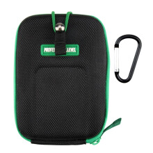 Hardcase voor golfafstandsmeter met karabijnhaak en riemlus.