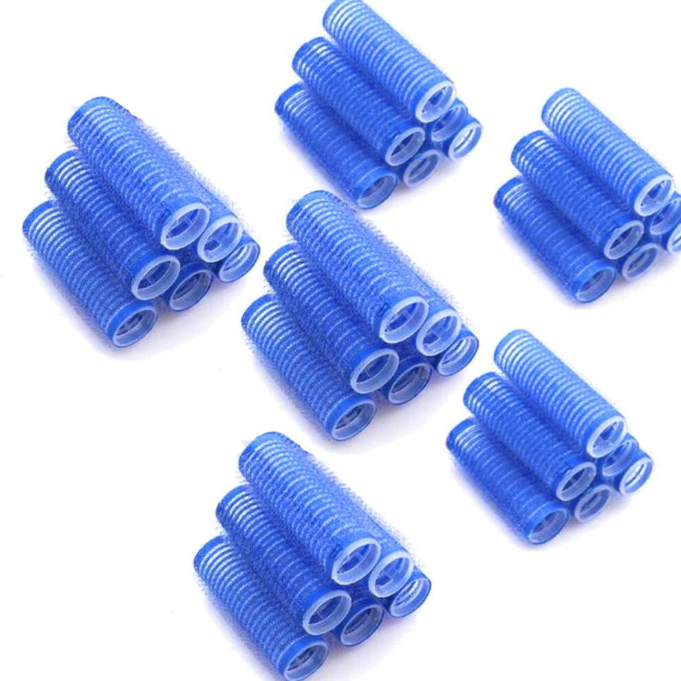 Self-Grip Hair Curlers with Rat Tail Comb 36PCS