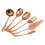 Flatware Set Silver Rose Gold 6-Piece 1